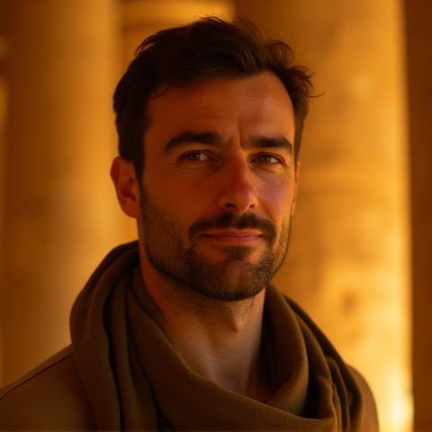 Portrait d'Antoine Gauthier, Spécialiste des Civilisations Égyptiennes